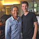 Cam Perron with HBO Real Sports host Bryant Gumbel.